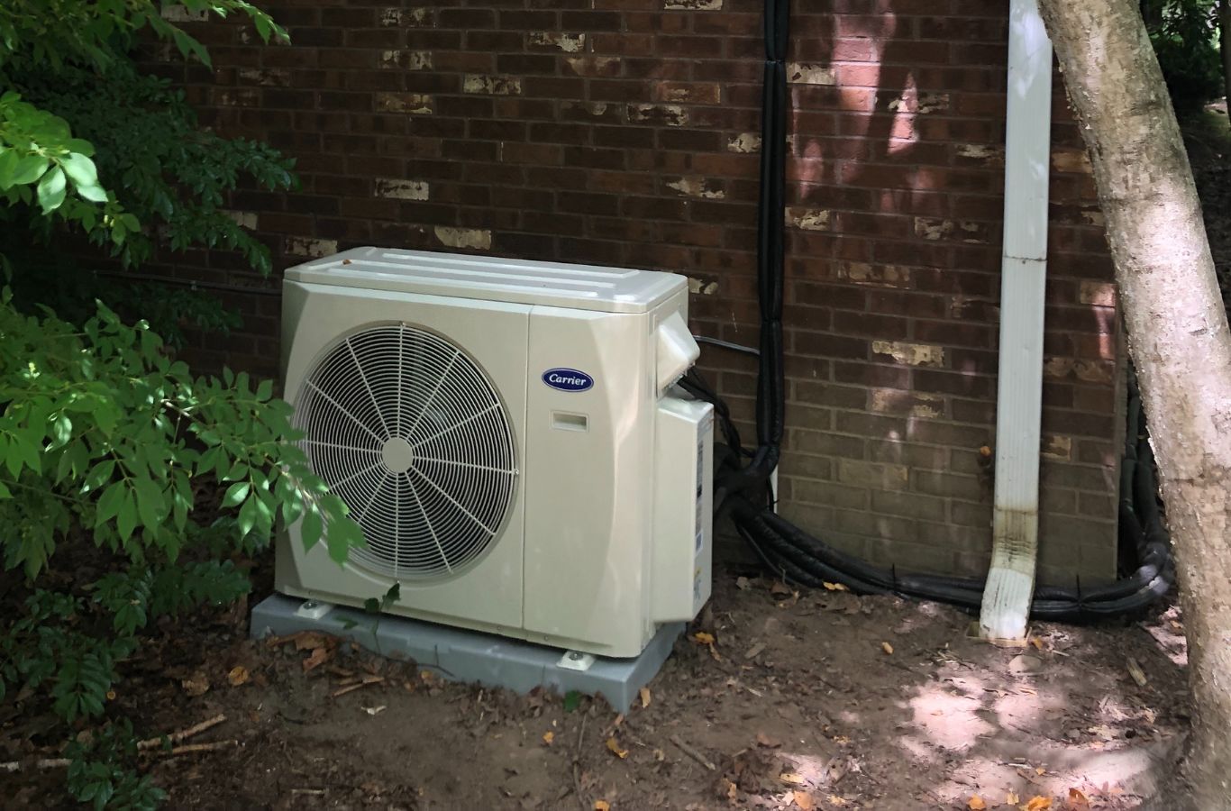 A Climate Systems specialist executing AC installation in Gibsonia, PA, demonstrating our commitment to quality and customer satisfaction. AC Installation near me.