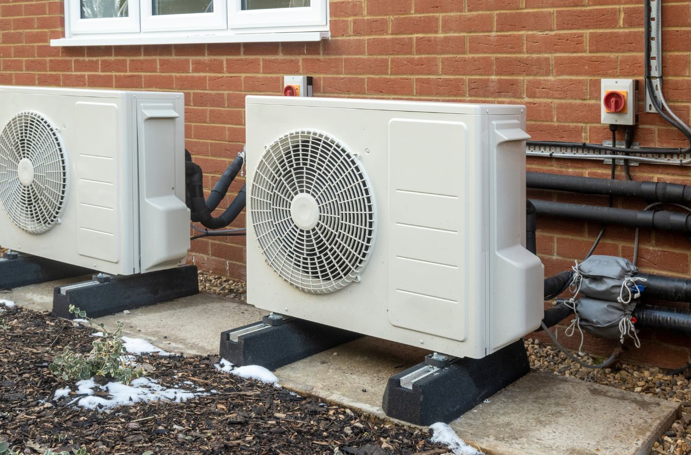Climate Systems expert completing a heat pump installation in Adams Township, PA, highlighting quality workmanship and trusted service. Heat Pump Installation near me.