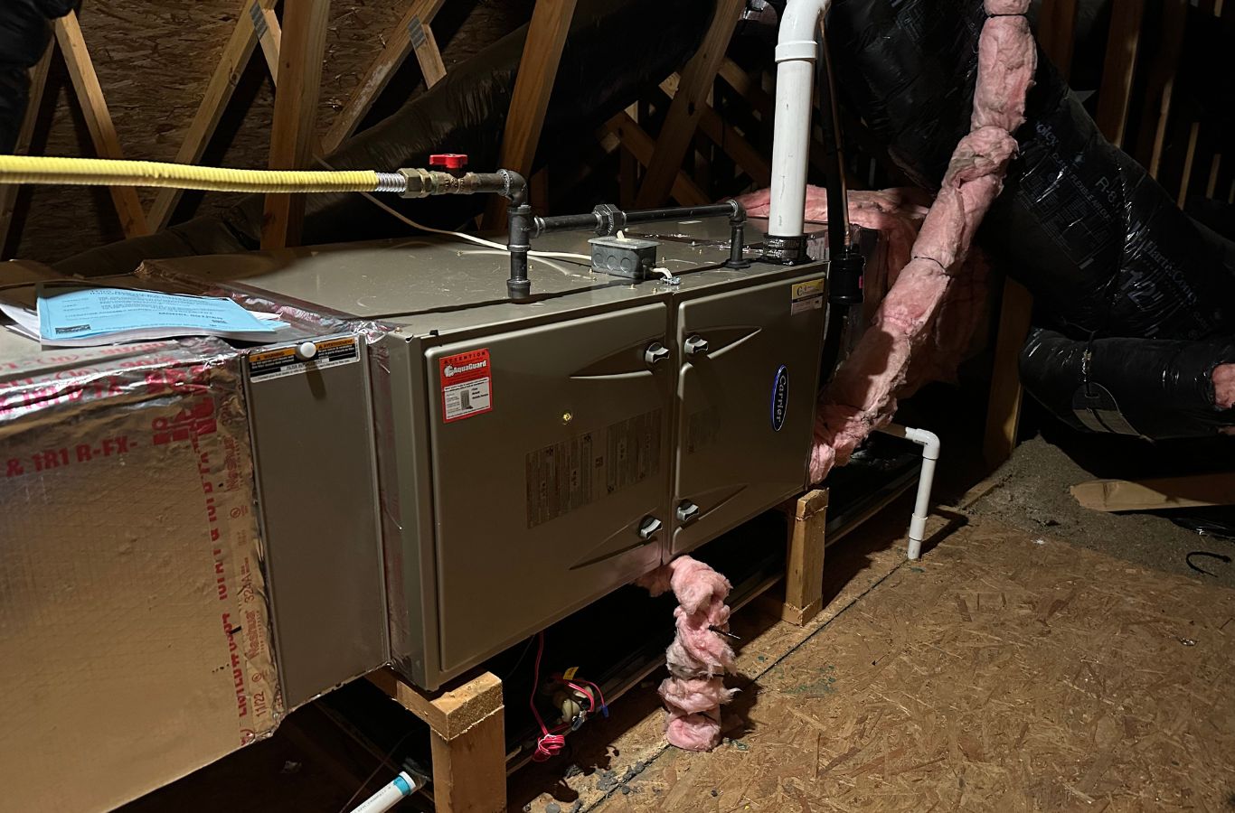 Climate Systems expert completing furnace installation in Hampton Township, PA with airflow testing and calibration. Furnace Installation Near Me.