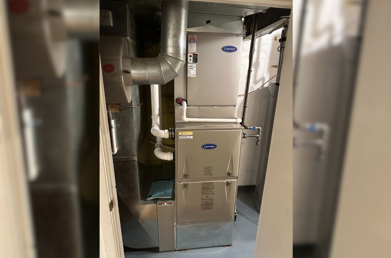 Climate Systems expert completing furnace replacement in Cranberry Township, PA with airflow testing. Furnace Replacement Near Me.